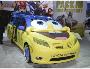 Toyota Sienna SpongeBob, il mondo dei cartoon al LA Auto Show