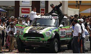 Congratulazioni al trionfo Mini al Rally Dakar 2012