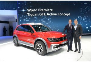 Volkswagen Tiguan GTE Active Concept: premiere al Naias 2016