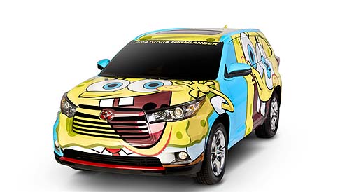 Toyota Highlander SpongeBod Squarepants