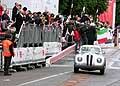 Al via da Brescia la BWM 328 Coupe Touring del 1938 dei tedeschi Wirth e Geistdrfer per la Mille Miglia 2013