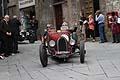 Bugatti T 37 A del 1927 con il duo Svizero Meier e Batouskova arriva a Siena delle Mille Miglia 2013