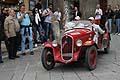 Fiat 508 S Coppa Oro del 1934 pilota Bettinsoli e navigatore Arici arrivo a Siena alle Mille Miglia 2013