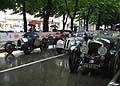 Auto storiche sotto la pioggia alle Mille Miglia 2013