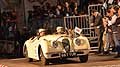 Jaguar XK 120 OTS LIGHTWEIGHTdel 1949 del duo britannico PIPILIS Loannis e PIPILIS Alexios in paserella alle Mille Miglia 2015 a Roma