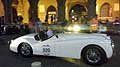 Jaguar XK 120 OTS Roadster duo italiano MION Luigi e DAL BOSCO Roberto alle Mille Miglia 2015