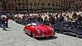 Siena: Ferrari 340 America Berlinetta Vignale del 1951 duo ROLLINGER Marco e HENGESCH Marianne alle Mille Miglia 2015