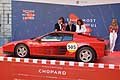 Supercar Ferrari Testarossa duo mantovano TARANA Alberto general manager del Gruppo Fratti e direttore generale della Chimica Pomponesco S.p.A e la figlia TARANA Maria Ottavia alle Mille Miglia 2018 tappa di Roma