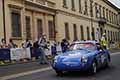 Abarth Fiat 750 GT Zagato anno 1957 con lequipaggio Arturo MERZARIO (I) e Franz STEINBACHER (A) alla Mille Miglia 2021, sfilata a Reggio Emilia con il numero di corsa 393