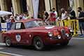 Alfa Romeo 1900 C Super Sprint Touring del 1955 con il driver Robert HOOGSTRA (NL) e codriver Miriam STAPELBROEK (NL) alle 1000 Miglia 2021, sfilata a Reggio Emilia con il numero di gara 316