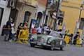 Alfa Romeo 1900 M MATTA del 1952 equipaggio italiano Giovanni BATTISTA COLLARETA e Marco SANTINO alle Mille Miglia 2021, che sfila a Reggio Emilia con il numero di gara 196