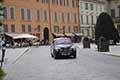 Alfa Romeo 1900 TI Super del 1954 con il pilota Francesca STANGUELLINI e navigatore Savina CONFALONI vettura che chiude la Mille Miglia 2021, in Piazza Luigi Roversi a Reggio Emilia con il numero di gara 500