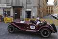 Alfa Romeo 6C 1750 Super Sport Zagato del 1929 con il driver Alberto ALIVERTI e codriver Stefano VALENTE a Reggio Emlia per la Freccia Rossa 2021, in gara con il numero 45