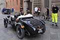 Alfa Romeo 6C 1750 Super Sport Zagato del 1929 equipaggio norvegese John HOUTKAMP e Chelly VAN BUSSEL in gara alla Freccia Rossa 2021 passaggio di Reggio Emilia. In gara con il numero 44