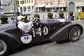 Alfa Romeo 6C 2300 B MM Spider Touring del 1938 con il driver Pierre MELLINGER e codriver Tommaso GELMINI alle 1000 Miglia 2021, passaggio da Via Emilia a Reggio Emilia con il numero di gara 98