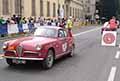 Alfa Romeo Giulietta Sprint del 1956 equipaggio Jan HAGEDOORN (NL) e Bouwe HIEMINGA (NL) alle Mille Miglia 2021, slilata a Reggio Emilia con il numero di gara 385