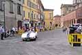 Arnolt Bertone Bristol Bolide del 1954 con il duo spagnolo Enneth ANDREN e Pether FREDHOLM alle 1000 Miglia 2021, slilata a Reggio Emilia con il numero di gara 262