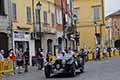 Aston Martin 2 Litre Speed Model anno 1937 con il duo norvegese Ivo NOTEBOOM e Ton BLANKVOORT alle Mille Miglia 2021, che sfila a Reggio Emilia con il numero di gara 91