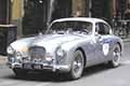 Aston Martin DB 2/4 del 1955 con il duo americano Robert BUDMAN e Benjamin KARABIAN alle Mille Miglia 2021, sfilata di Reggio Emilia con numero di gara 314