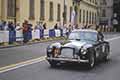 Aston Martin DB 2/4 del 1957 con il duo americano Robbie FRANKLIN e Craig CALDER alla Mille Miglia 2021, sfilata da Reggio Emilia con il numero di corsa 397