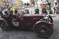 Aston Martin Le Mans del 1931 con il driver Joseph HURWICH e codriver Andrew HURWICH alle 1000Miglia 2021, passaggio a Reggio Emilia in gara con il numero 65