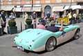 Austin HEALEY 100/4 BN1 del 1954 con il duo Alexander PROKOPETS (KZ) e Jason STEPH (KZ) alle Mille Miglia 2021, slilata a Reggio Emilia con il numero di gara 191