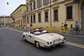 Mercedes-Benz 190 SL del 1956 con il driver Giovanni SOLDO (I) e codriver Gabriele SOLDO (I) alla 1000 Miglia 2021, sfilata della Freccia Rossa da Reggio Emilia con il numero di gara 382