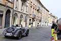 BMW 328 anno 1939 con il driver Stephan SCHRAUWEN (B) e codriver Anne Marie CLERCKX (B) alle 1000 Miglia 2021, passaggio da Via Emilia a Reggio Emilia in gara con il numero 113