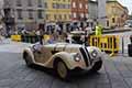 BMW 328 del 1939 con il duo italiano Simone BONOMI e Tarcisio BONOMI alle Mille Miglia 2021, passaggio a Reggio Emilia in gara con il numero 111