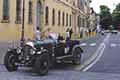 Bentley 3 Litre del 1923 duo svizzero Alan HULSBERGEN e Daniel SCHINDLER vettura numero 9 alle Mille Miglia 2021 a Reggio Emilia