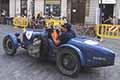 Bugatti T37 A del 1927 del pilota Bruno FERRARI e navigatore Carlo FERRARI alle Mille Miglia 2021, passaggio di Reggio Emilia in gara con il numero 20