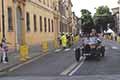 Bugatti T40 anno 1929 duo italiano Andrea FERRARI e Aangelica CESARINI alle 1000 Miglia 2021, passaggio di Reggio Emilia in gara con il numero 50