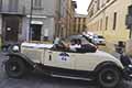 Chrysler 75 anno 1929 pilota Massimiliano BETTATI e navigatore Claudia ROSSI alle 1000 Miglia 2021. Sfilata a Reggio Emlia, in gara con il numero 46