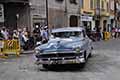 Chrysler Saratoga 5300 del 1952 con il duo norvegese Paulus BERGERS e Raymond KLEYKERS alle Mille Miglia 2021, che sfila a Reggio Emilia con il numero di corsa 198