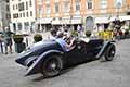 Delahaye 135 CS anno 1936 del driver Alex VON MOZER (NL) e codriver Johan LONT (NL) alle 1000 Miglia 2021, passaggio da Reggio Emilia con il numero di gara 87