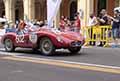 Ermini 357 Sport 1500 Scaglietti del 1955 equipaggio Rent FOCK (CH) e Michel BICKER CAARTEN (CH) alle Mille Miglia 2021, slilata a Reggio Emilia con il numero di gara 307