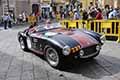 Ferrari 166 MM53 del 1953 con il duo messicano Ricardo VEGA e Rafael PUECHE alle Mille Miglia 2021, paserella a Reggio Emilia, in gara con il numero di 227