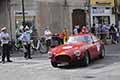 Ferrari 250 MM Berlinetta Pinifarina del 1953 con il duo svizzero Luca MEIER e Daniel SCHLATTER alle Mille Miglia 2021, paserella a Reggio Emilia, in gara con il numero di corsa 218