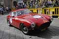 Ferrari 250 MM Berlinetta Pinifarina del 1953 con il pilota Luca MEIER (CH) e navigatore Daniel SCHLATTER (CH) alle 1000 Miglia 2021, paserella a Reggio Emilia, in gara con il numero 218