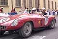 Ferrari 750 Monza Spider Scaglietti del 1954 con il driver Rob DEFARES (NL) e navigator Volkert STRUYCKEN (NL) alle Mille Miglia 2021, slilata a Reggio Emilia con il numero di gara 266