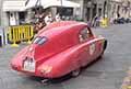 Fiat 1100 [508 C] Berlinetta MM anno 1938 con il pilota Giuseppe BOSCARINO e navigatore Enrico RENALDINI alle 1000 Miglia 2021, passerella a Reggio Emilia con il numero di corsa 100