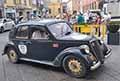 Lancia Ardea Berlina del 1940 equipaggio italinoa Alessandro BARDELLI e Massimo BOSELLI BOTTURI alle Mille Miglia 2021, passerella a Reggio Emilia con il numero di corsa 117