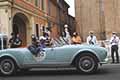 Lancia-Aurelia B24 Spider America Pininfarina del 1955 con il driver Petr HOLUBEC (CZ) e codriver Jan DRAHOTA (CZ) alla 1000 Miglia 2021, passaggio di Reggio Emilia con il numero di gara 330