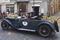 Lancia Lambda Spider Casaro del 1929 driver Andrea Luigi BELOMETTI codriver Gianluca BERGOMI in gara alla Freccia Rossa 2021. Sfilata a Reggio Emlia, in gara con il numero 41 alle Mille Miglia