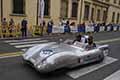 Lotus Eleven del 1956 con il duo greco Nikolaos BAKOS e Evangelos BARDIS alle Mille Miglia 2021, passerella a Reggio Emilia con il numero di corsa 363