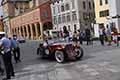 MG TB del 1939 con il pilota Enrico SCIO e navigatore Fabio SCIO alle Mille Miglia 2021, passaggio a Reggio Emilia in gara con il numero 106