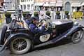 MG TB del 1939 con il pilota Paolo STREPARAVA e navigatore Giulio LANFRANCHI alle 1000 Miglia 2021, passaggio a Reggio Emilia con il numero di corsa 112