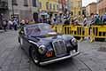 Maserati A6 1500 GT Pininfarina del 1950 con il duo tedesco Rainer WOLF e Robert PEIL alle Mille Miglia 2021, passaggio a Reggio Emilia con il numero di corsa 167