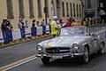 Mercedes-Benz 190 SL del 1956 con il duo belga Steven VERHELST e Davy DEMUYNCK alla Mille Miglia 2021, passaggio a Reggio Emilia con il numero di corsa 364