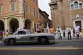 Mercedes-Benz 300 SL Coup W198 anno 1954 con l Ex pilota di Formula 1 Jochen MASS (D) e codriver Shehab GARGASH (UAE) alla Mille Miglia 2021, passaggio della Freccia Rossa a Reggio Emilia con il numero di gara 285